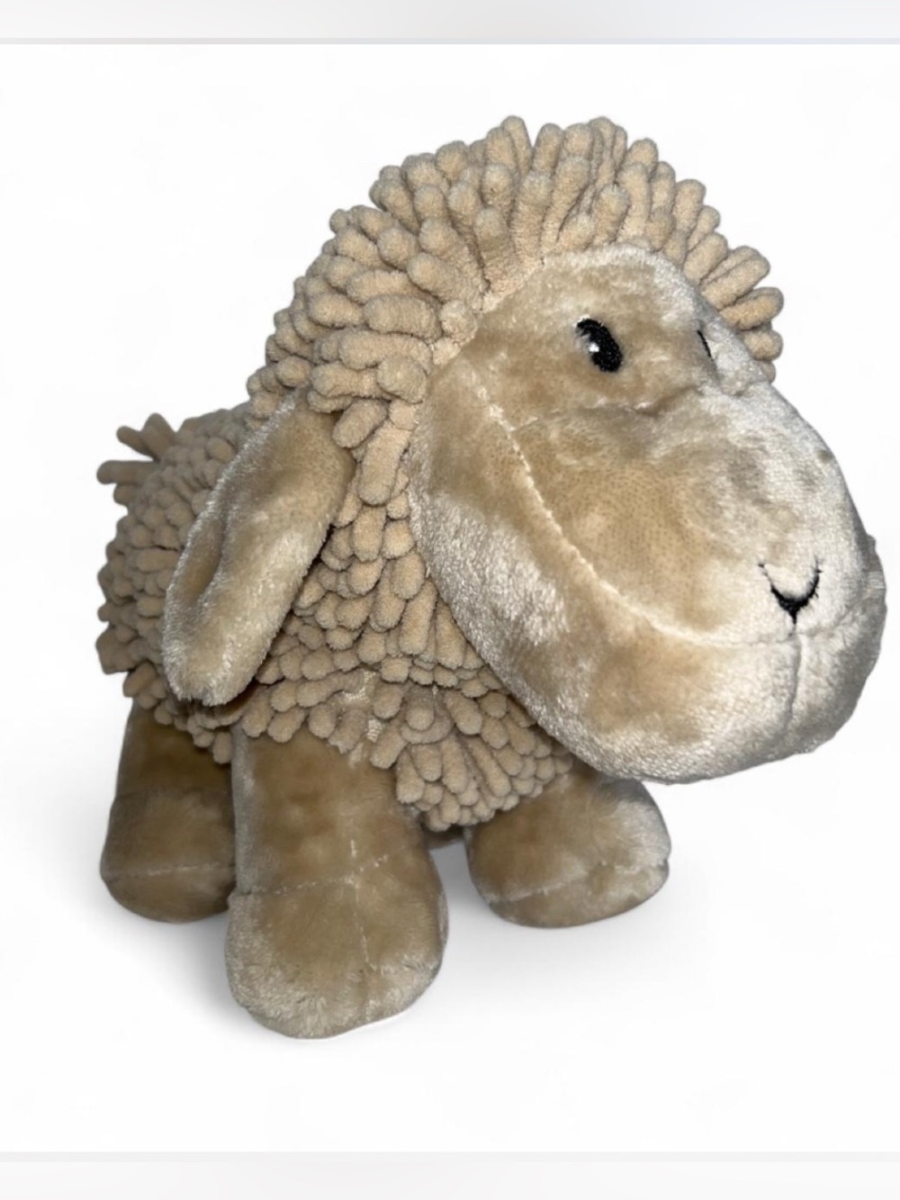 Little Miracles Lamb Sheep Plush Nemcor 919972 Beige Chenille Stuffed Animal